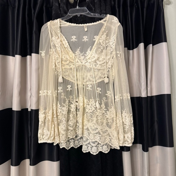 SPELL DESIGNS OPHELIA LACE BLOUSE - Picture 2 of 9